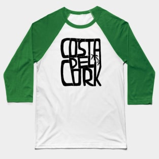 Cork Coast, Irish summer, funny Cork Baseball T-Shirt